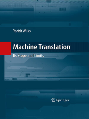 cover image of Machine Translation